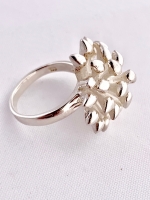 Licht zilveren egel ring (925 sterling zilver)