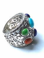 Surakarta ring (925 sterling zilver)