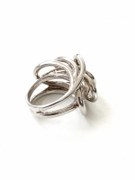 Spiraal ring (925 sterling zilver)