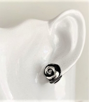 Artistieke roos oorbellen (925 sterling zilver)