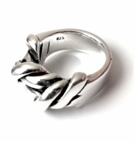 Touw ring (925 sterling zilver)