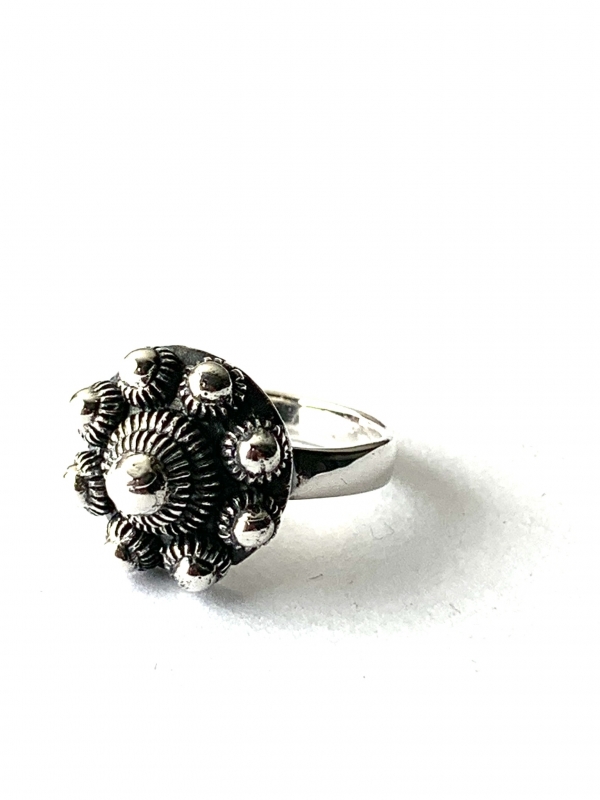 Zeeuwse knop ring M (925 sterling zilver)