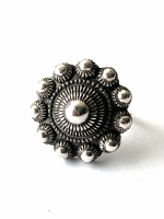 Zeeuwse knop ring L (925 sterling zilver)