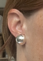 Monaco groot clip oorbellen (925 sterling zilver)
