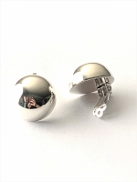 Monaco groot clip oorbellen (925 sterling zilver)