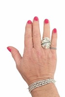 Bondage XL ring (925 sterling zilver)