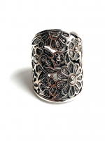 Fleur XL ring (925 sterling zilver)