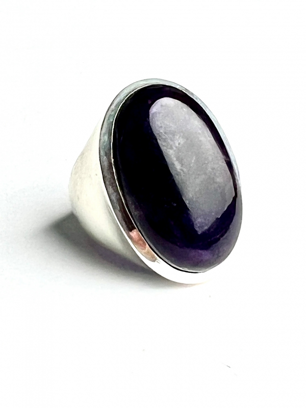 Amethist ring (925 sterling zilver)