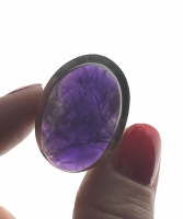 Amethist ring (925 sterling zilver)