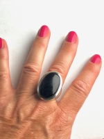 Amethist ring (925 sterling zilver)