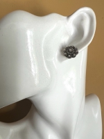 Zeeuwse knop oorbellen M (925  sterling zilver)