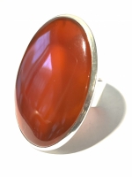 Carneool ring (925 | sterling)