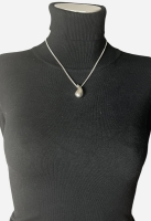 Druppel hanger en ketting (925 sterling zilver)