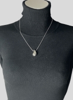 Druppel hanger en ketting (925 sterling zilver)