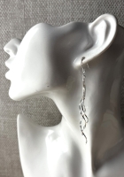 Sliertjes oorbellen (925 sterling zilver)