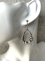 Bubbels oorbellen (925 sterling zilver)